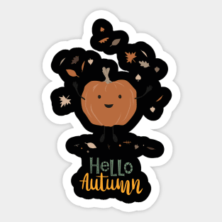 Hello Autumn Sticker